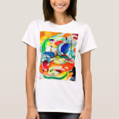 T-shirt Improvisation 31 (bataille navale de Kandinsky) (Devant)