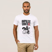 T-shirt - IMPULSE CONTROL – 3% Angel vs Devil Cartoon (Devant entier)