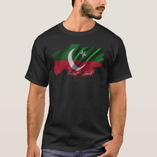 T-shirt Imran Khan PTI Chemise Drapeau Premier Ministre Pa