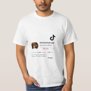 T-shirt imran khan tiktok