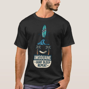 T-shirt Imsouane Maroc, Surf, Thé & Vibes Côtières Atlanti