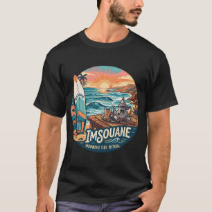 T-shirt Imsouane Maroc, Surf, Thé & Vibes Côtières Atlanti