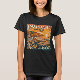 T-shirt Imsouane Maroc, Surf, Thé & Vibes Côtières Atlanti