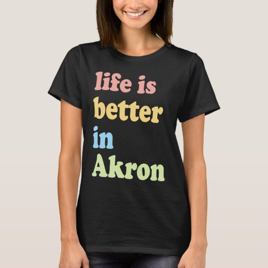 T-shirt In Akron, OH (Devant)
