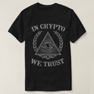 T-shirt In Crypto We Trust Emblem Design
