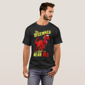 T-shirt In December We Wear Red Ribbon Symbol Rex HIV Awar (Devant entier)