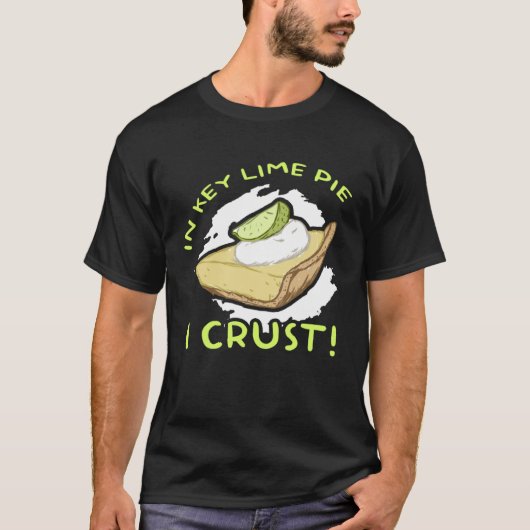 T-shirt In Key Lime Pie I Crust  Cake (Devant)