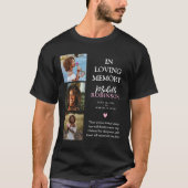 T-shirt In Love Memory 3 Photo Tribute (Devant)