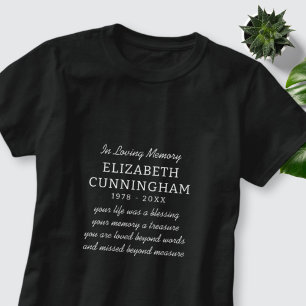 T-shirt In Love Memory Memorial Modern Preppy Citation