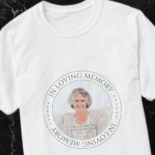 T-shirt In Love Memory Memorial Simple Photo élégante