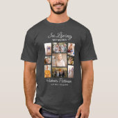 T-shirt In Loving Memory Photo Collage Funeral Memorial (Devant)