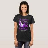 T-shirt In March We Wear Purple High Heel Epilepsy awarene (Devant entier)