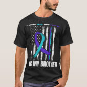 T-shirt In Memory Of Brother Suicide Awareness Flag Graphi (Devant)
