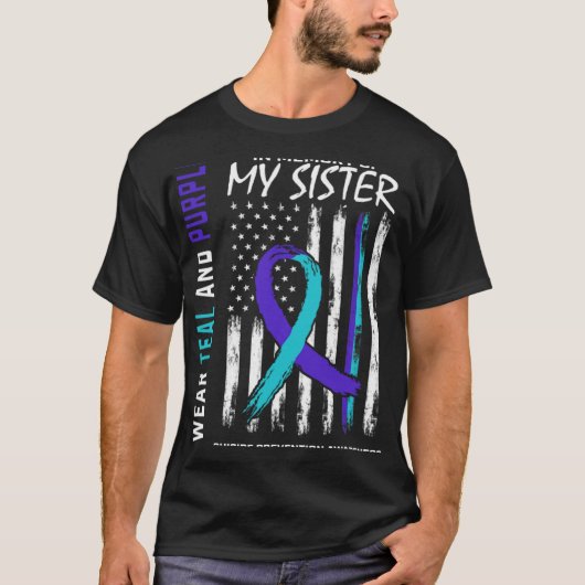 T-shirt In Memory Of My Sister Suicide Awareness Preventio (Devant)