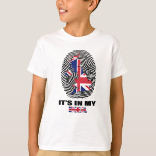 T-shirt In My DNA UK Patriotic United Kingdom British