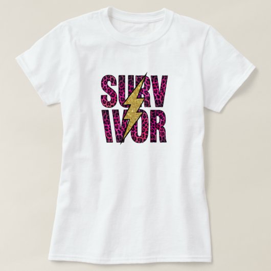 T-shirt In My Survivor Era, Leopard Breast Cancer (Design devant)