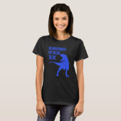 T-shirt In November We Wear Blue Rex Dinosaur Diabetes Awa (Devant entier)