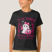 T-shirt In October We Wear Nk Breast Cancer Awareness Nk G (Devant)