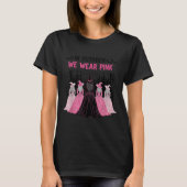 T-shirt In October We Wear Nk Halloween Breast Cancer Awar (Devant)