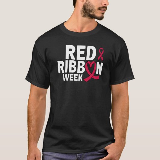 T-shirt In October We Wear Red Ribbon Week Awareness 1 (Devant)