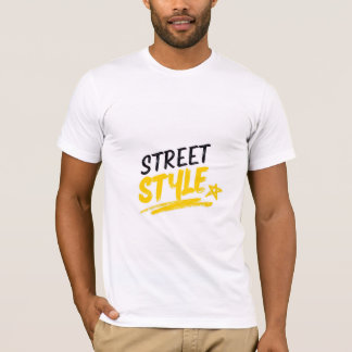 T-shirt in straatstijl