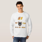 T-shirt In the End We’re All Bones – Flame Skull Graphic T (Devant entier)
