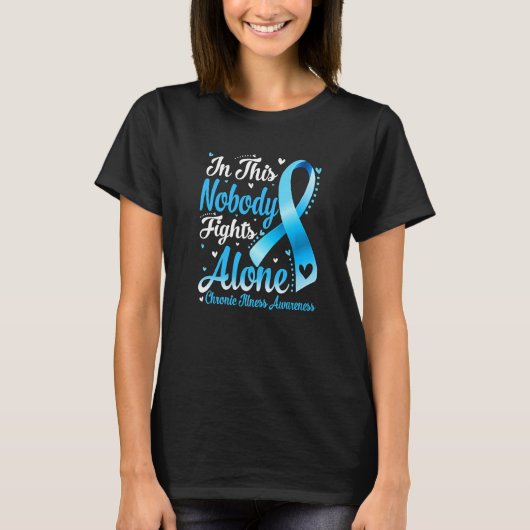 T-shirt In This Family Nobody Fight Alone Chronic Illness  (Devant)