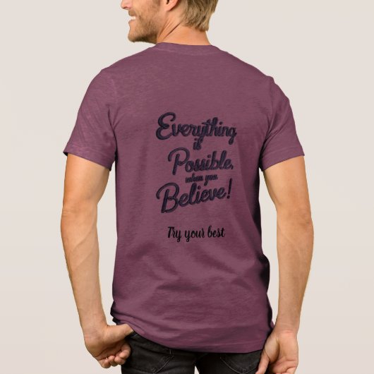 T-Shirt in USA – Premium Comfort & Style by Zazzle (Achterkant)