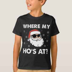 T-shirt Inappropriate Naughty Christmas Funny Xmas Where