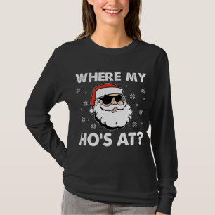 T-shirt Inappropriate Naughty Christmas Funny Xmas Where