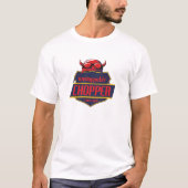 T-shirt Inarrêtable Red Devil Chopper Badge Tee (Devant)