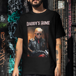 T-shirt Inauguration de Donald Trump Daddy's Home Biker