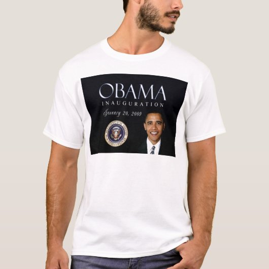 T-shirt Inauguration d'Obama (Devant)