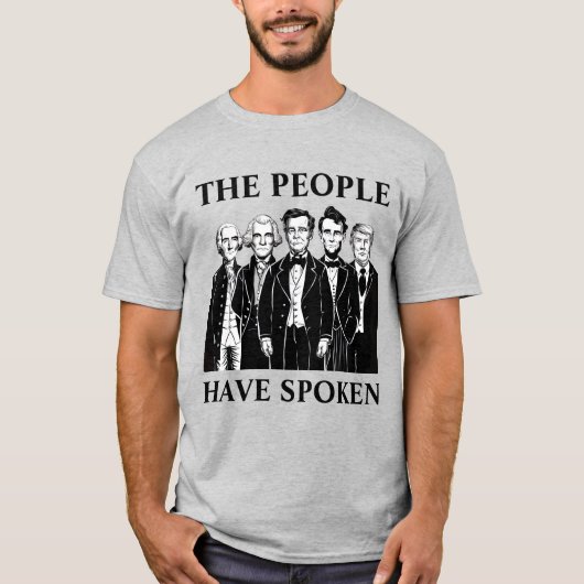 T-shirt Inauguration du président (Devant)