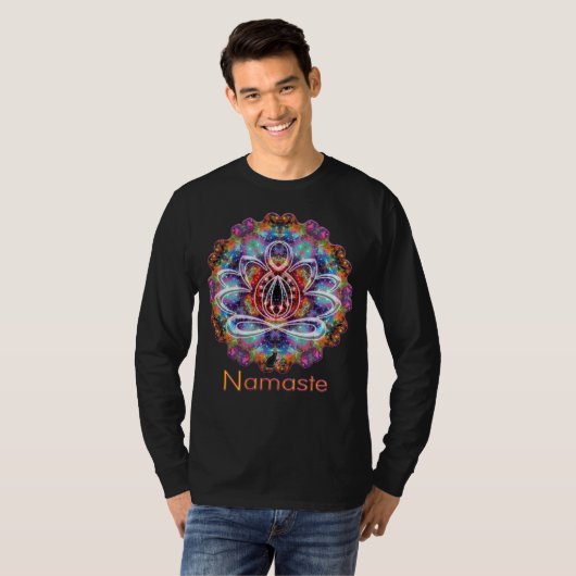 T-shirt Incandescence Zen Namaste (Devant entier)