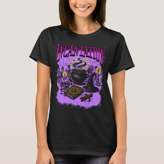 T-shirt Incantation - Sorcière (Devant)