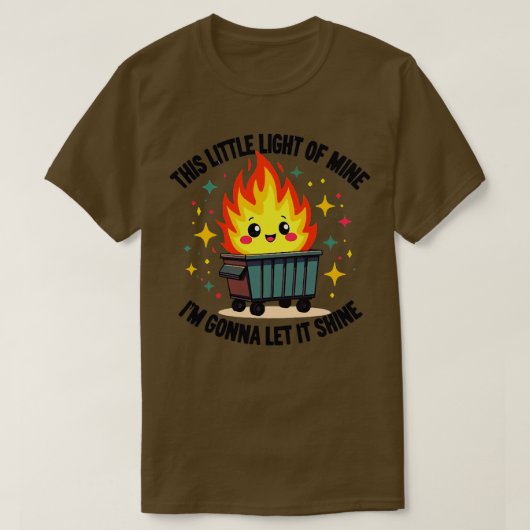 T-shirt Incendie de dumping (Design devant)