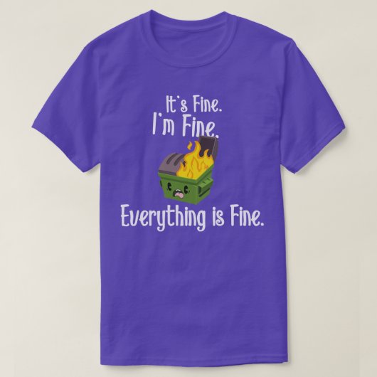 T-shirt Incendie de dumping (Design devant)