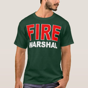 T-SHIRT INCENDIE MARSHAL INVESTIGATEUR COMMISSAIRE FIREFIG
