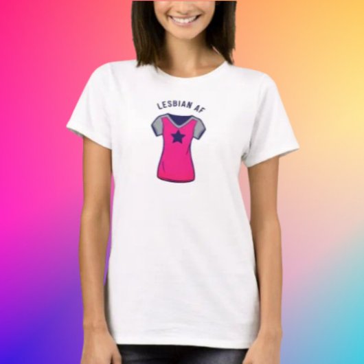 T-shirt Inception Pride : Lesbienne AF