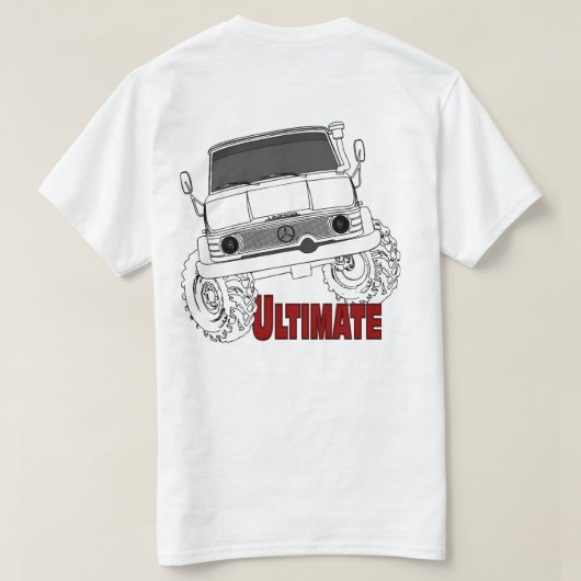 T-shirt Inclinaison d'Unimog finale (Design dos)