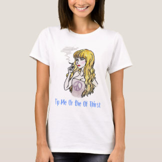 T-shirt Inclinez-moi Smok'n (le dessus de spaghetti)