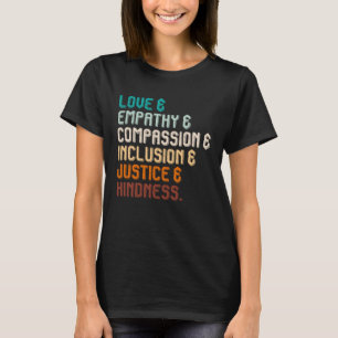 T-shirt Inclusion Compassion Personnes handicapées Awar