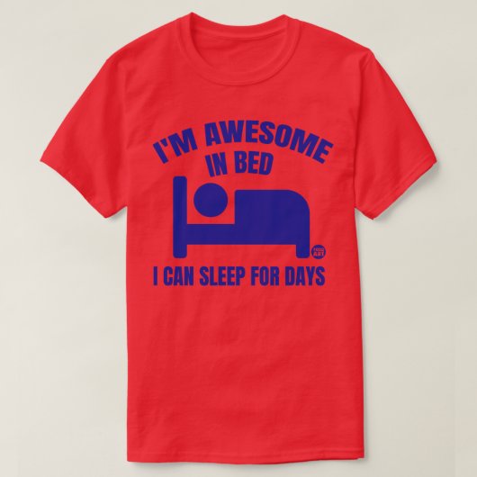 T-SHIRT INCONTOURNABLE AU LIT (Design devant)