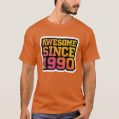 T-shirt INCONTOURNABLE DEPUIS 1990 - Retro Gradient (Devant)