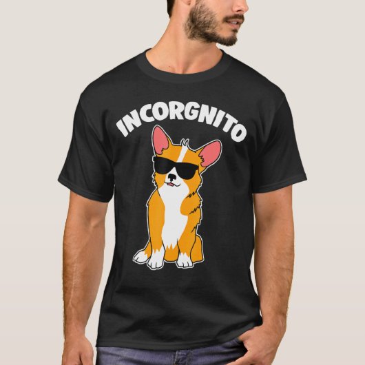 T-shirt Incorgnito Corgi (Devant)