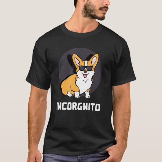 T-shirt Incorgnito Corgi (Devant)