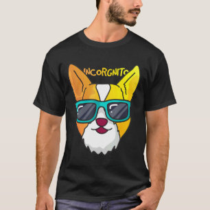 T-shirt Incorgnito Corgi Chien animal de compagnie
