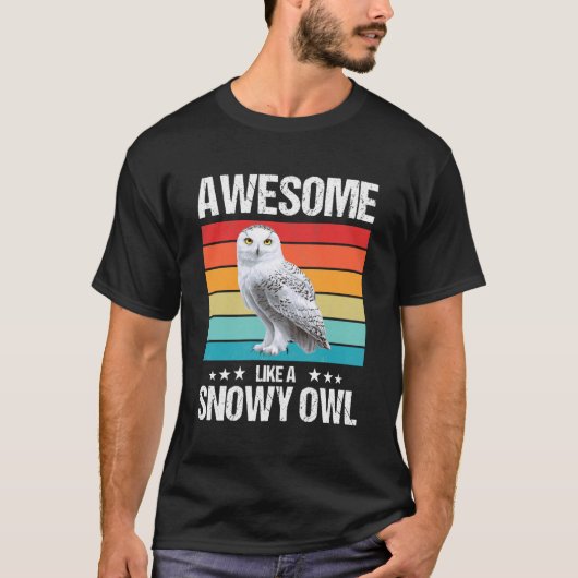 T-shirt Incroyable comme un Harfang des neiges. Harfangs d (Devant)