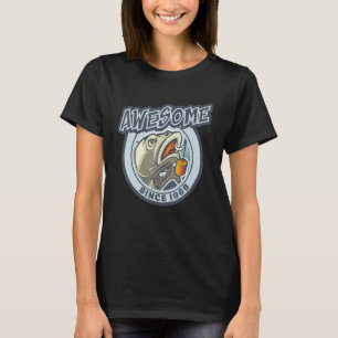 T-shirt Incroyable depuis 1966 Ange Pêche Anniversaire
